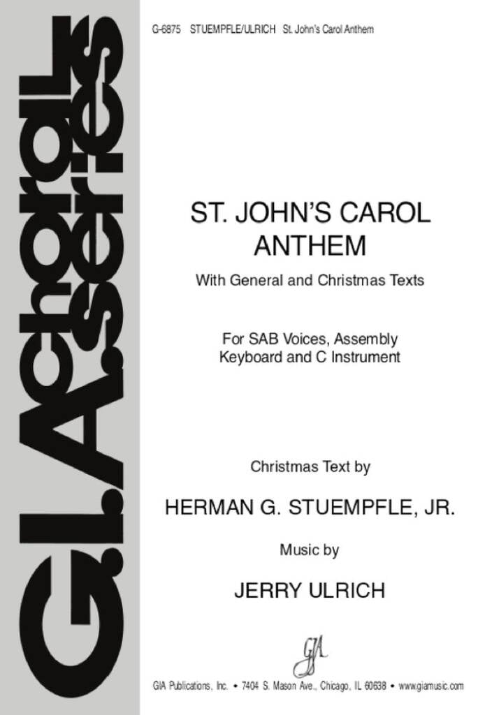 St. John Carol Anthem - Instrument part